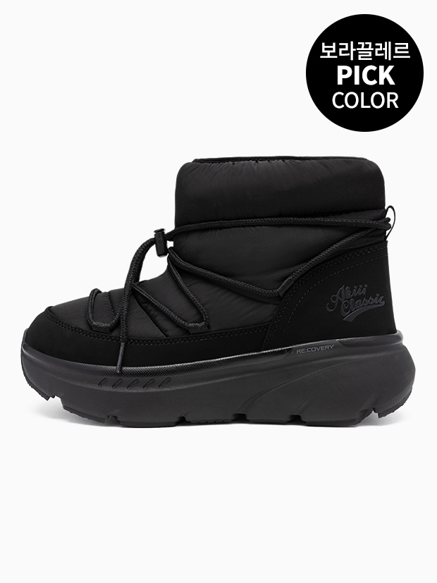 AKIII | 加厚雪地靴 (Bora Clare同款) - Triple Black