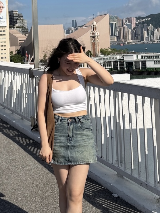 (親膚!) Day Day 粗帶平口背心 with pad