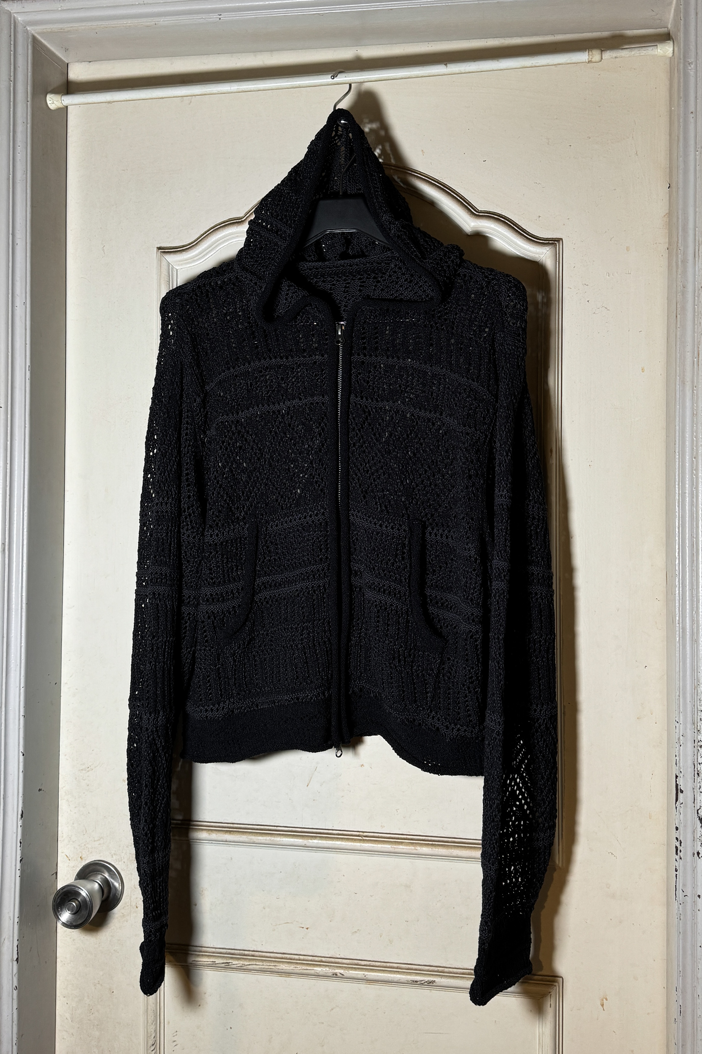 Fountain Island Foundation｜F09 Knit Hoodie (Blue/Black)