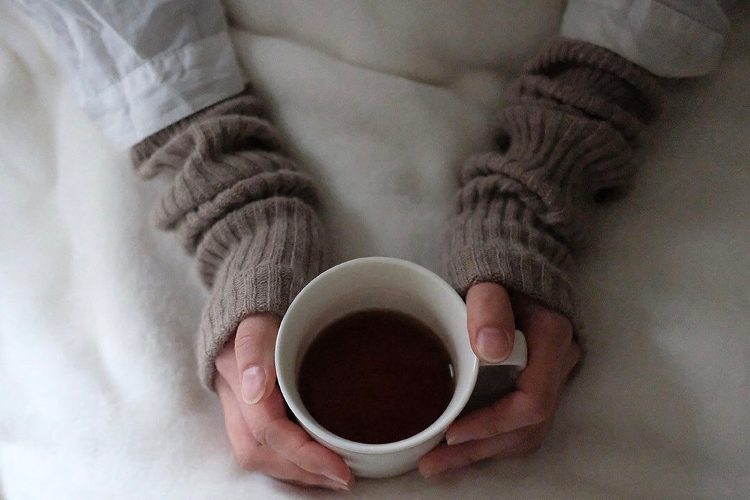 NISHIGUCHI KUTSUSHITA 羊駝毛手臂與腿部保暖套