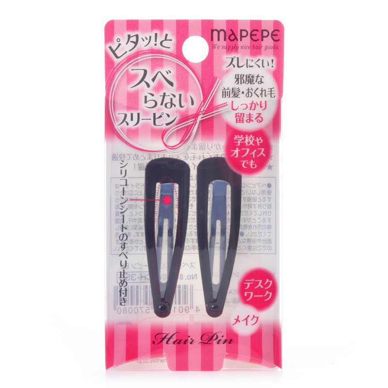 SLIPLESS PIN BK 瀏海髮夾