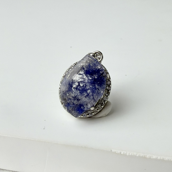 藍線石吊墜