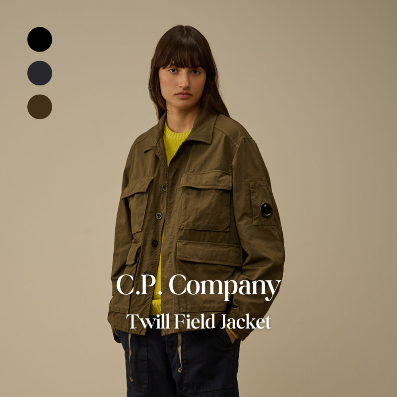 【代購】C.P. Company Twill Field Jacket 斜紋軍裝外套 – 都市機能・俐落實穿