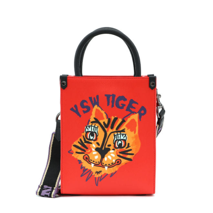 [K] YSW Square Bag S Red Tiger, G0XBG13RDXXS (KYW126)