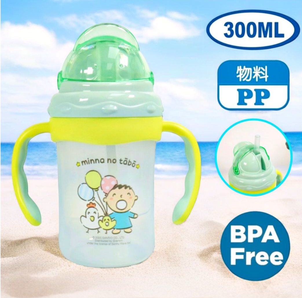 大口仔 Sanrio 雙耳吸管BB杯 水樽