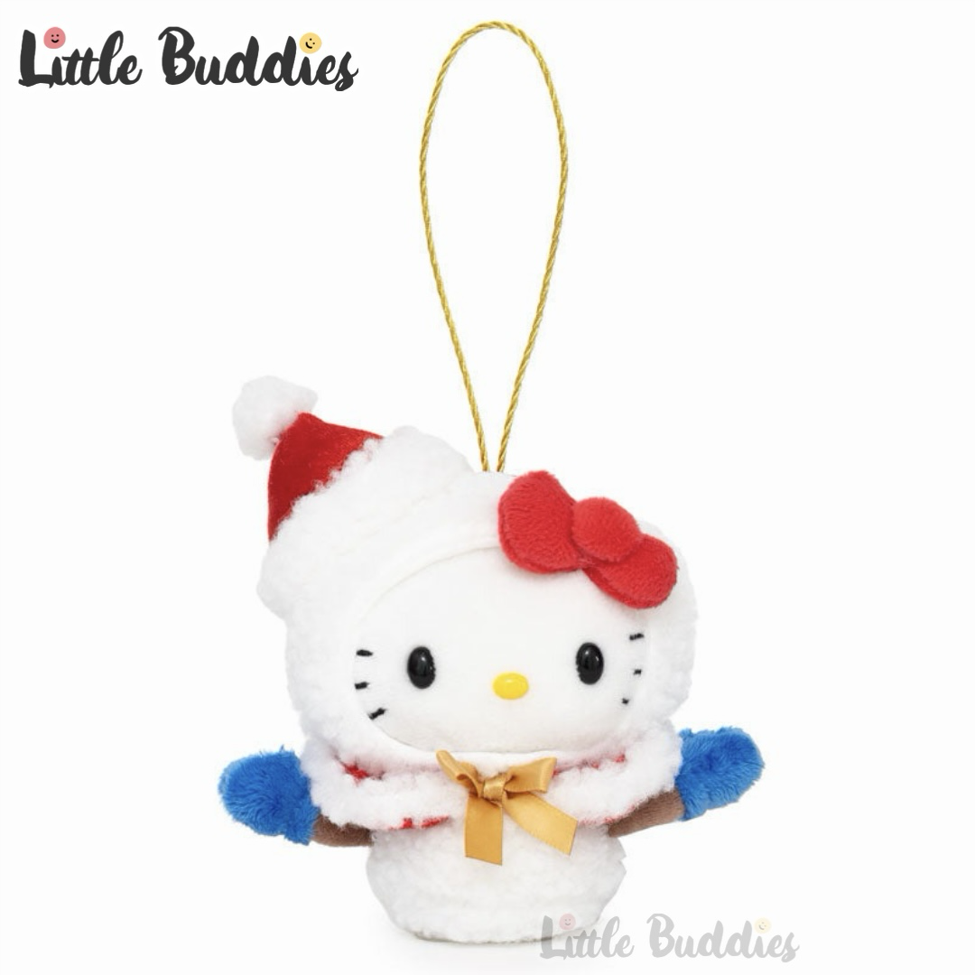 美版 Sanrio Hello Kitty 雪人造型公仔吊飾