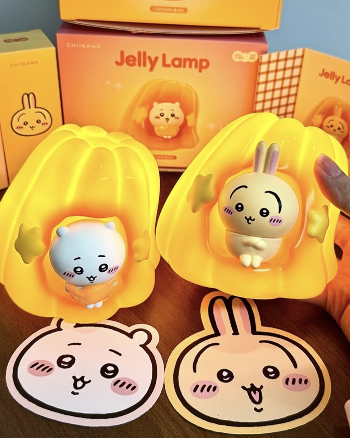 CHIIKAWA 吉伊卡哇 果凍燈 拍拍燈 夜燈 小燈 烏薩奇 擺設 正版授權 / 預購