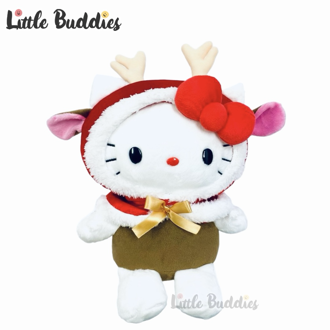 美版 Sanrio Hello Kitty 聖誕鹿造型公仔