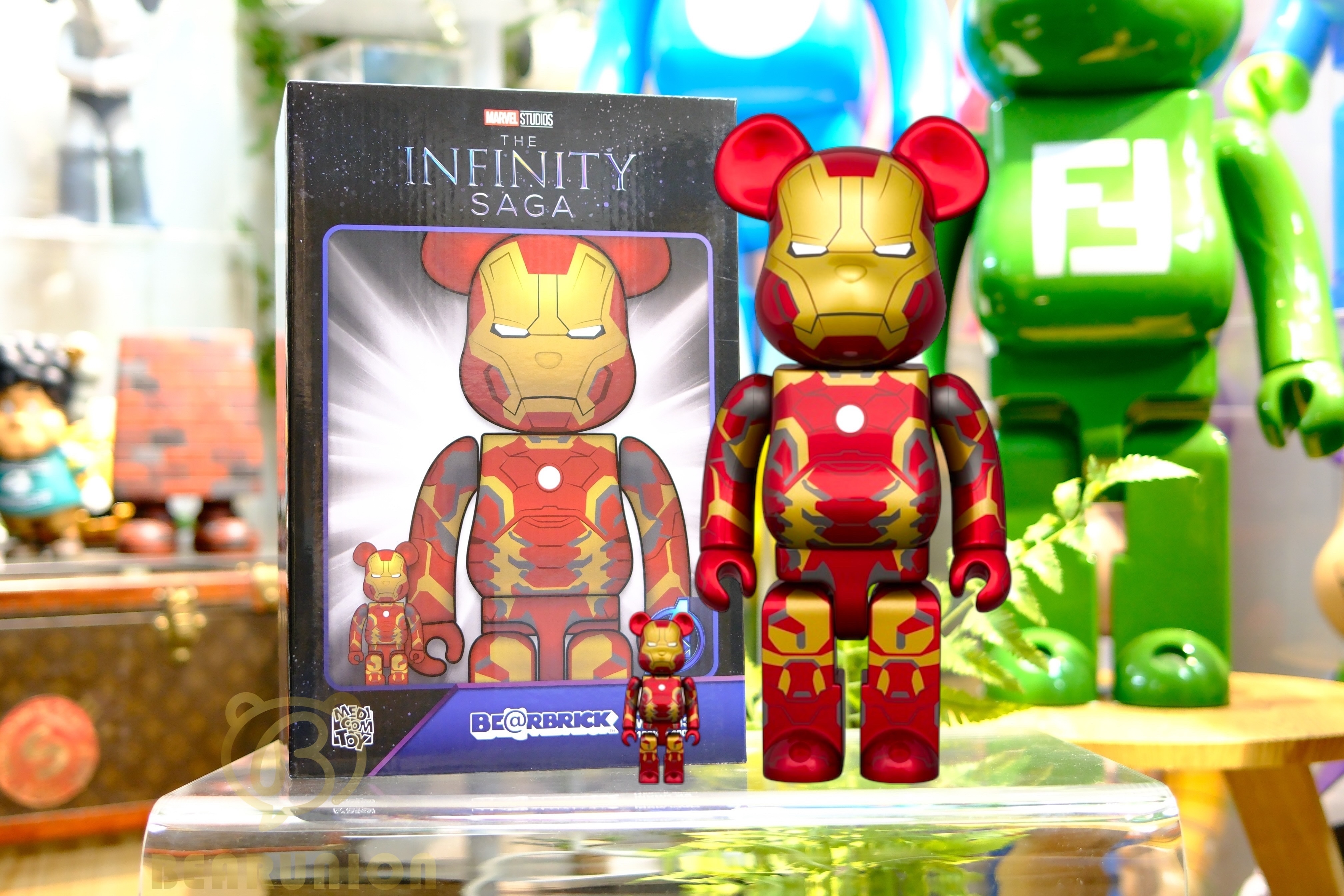 🥇現貨🥇Bearbrick 400% 100% IRON MAN MARK 43