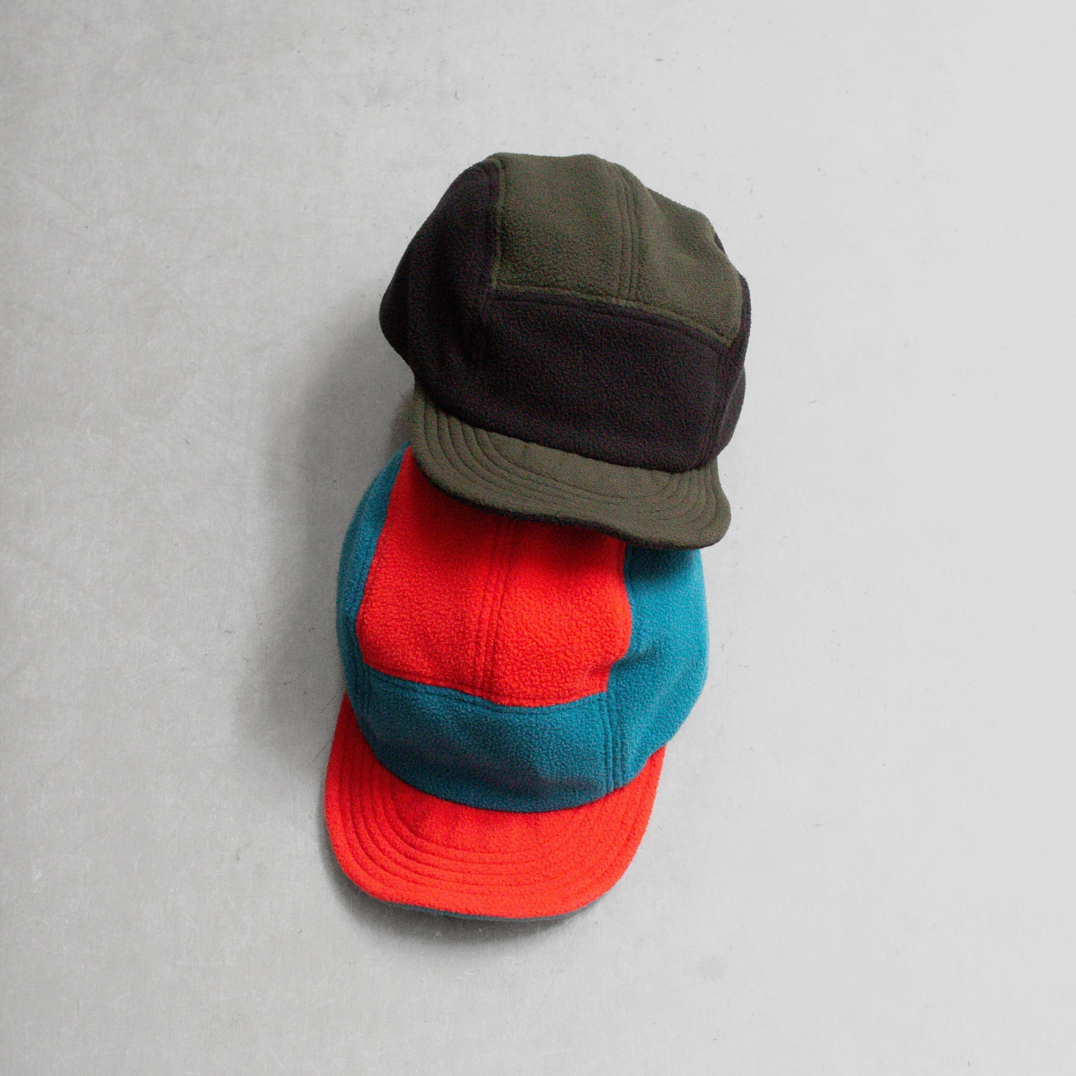 HIGHER HT25023 FLEECE JET CAP 拼接 刷毛 五分割帽