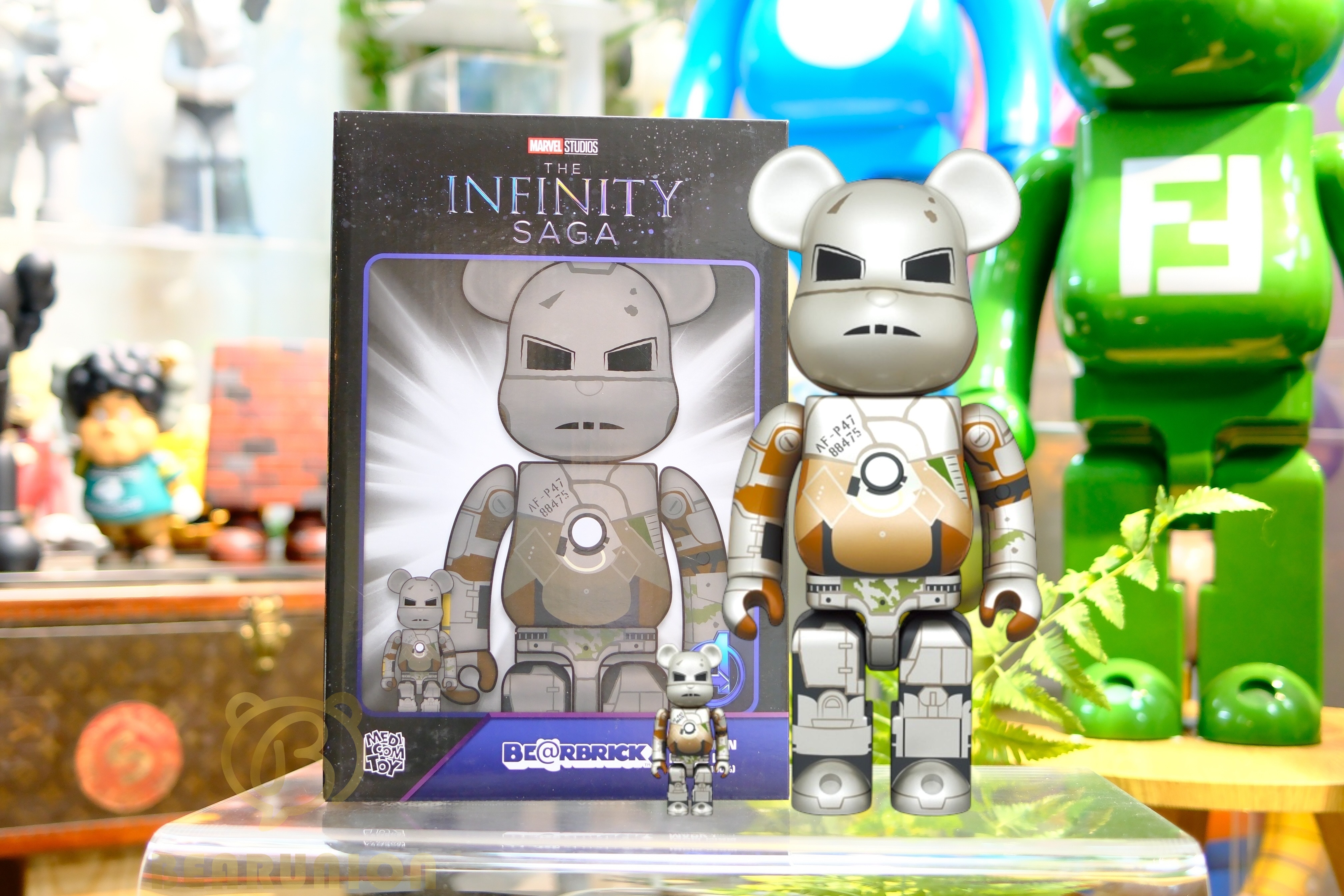 🥇現貨🥇Bearbrick 400% 100% IRON MAN MARK Ⅰ