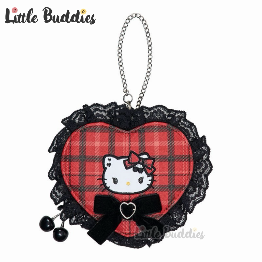 日本 Sanrio 搖滾風格系列 心形袋吊飾