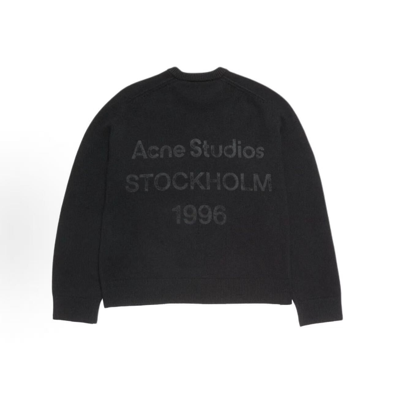 Acne studios FW25 1996背面LOGO毛衣