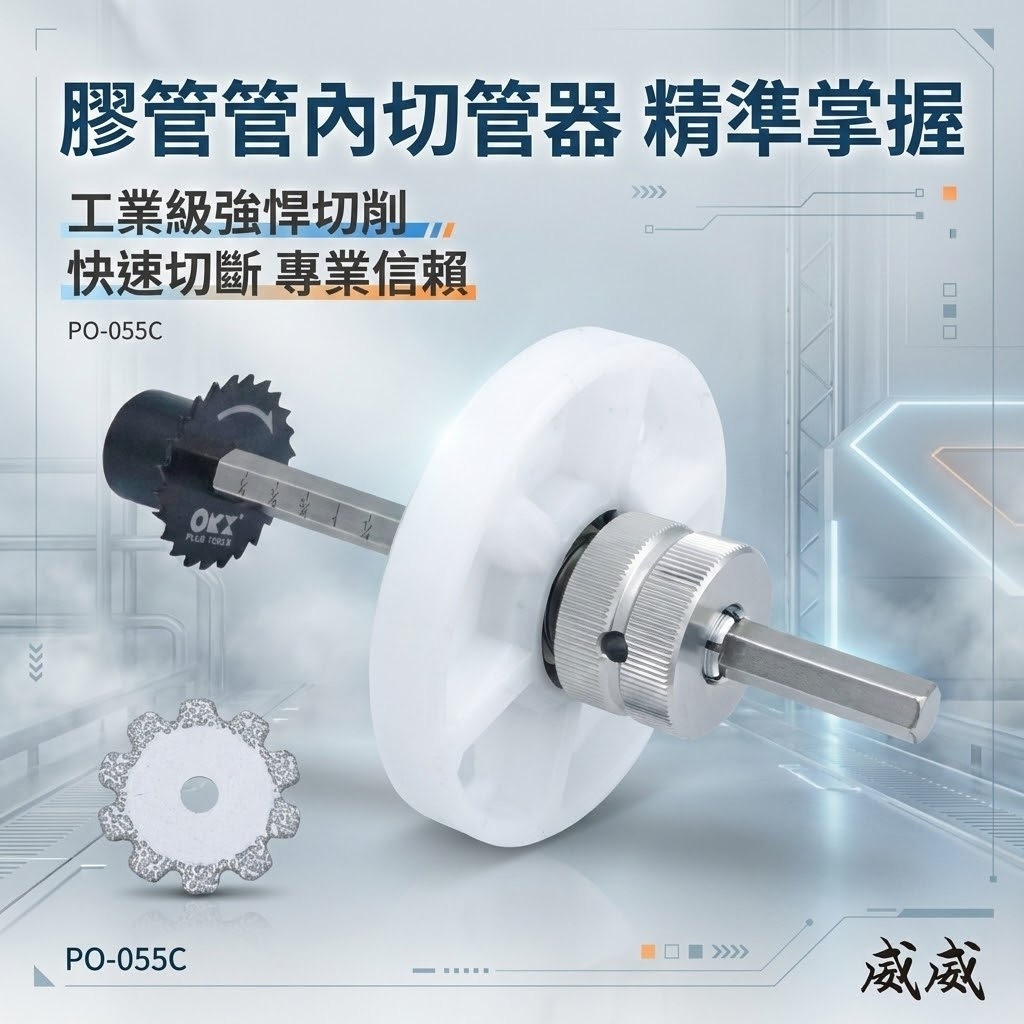ORX 台灣製｜膠管管內切管器 裁管器 電鑽用切管刀 水管鋸裁管鋸 PVC鋸圓鋸小蜜蜂塑膠管鋸｜PO-055