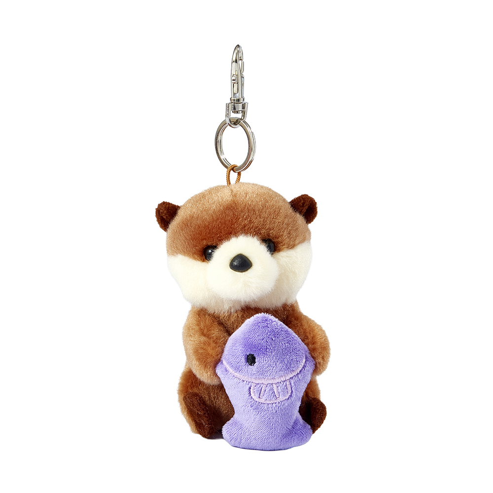 River Otter Screen Hanger Plush Keychain