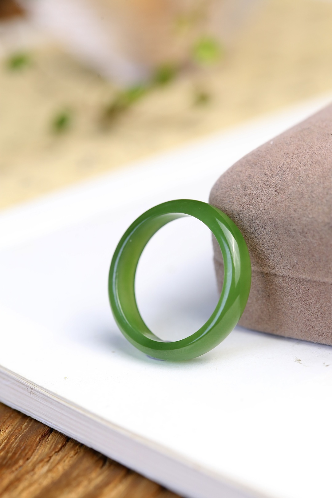 127111 和田玉碧玉指環