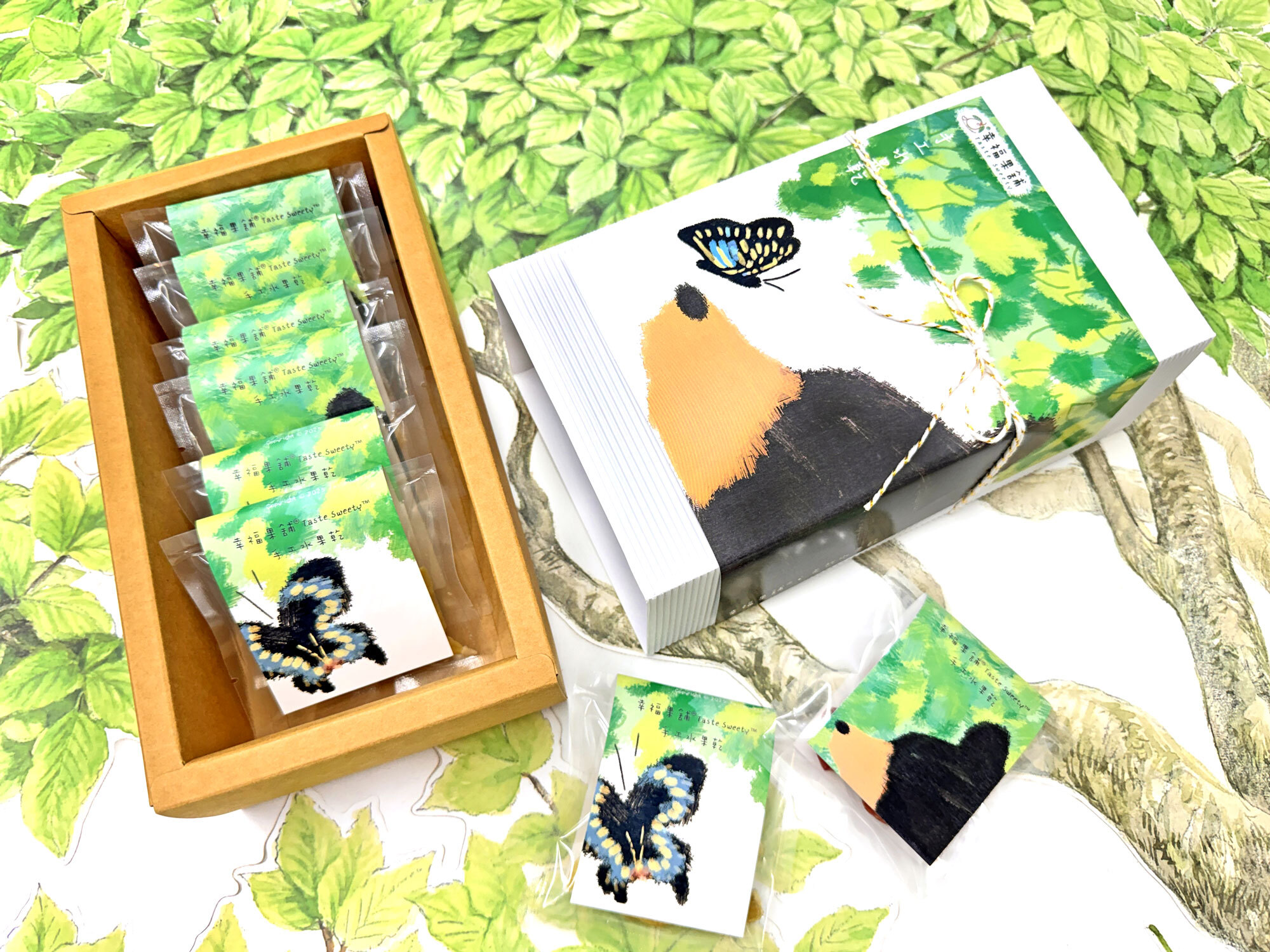 彩蝶熊春季水果乾小禮盒8入