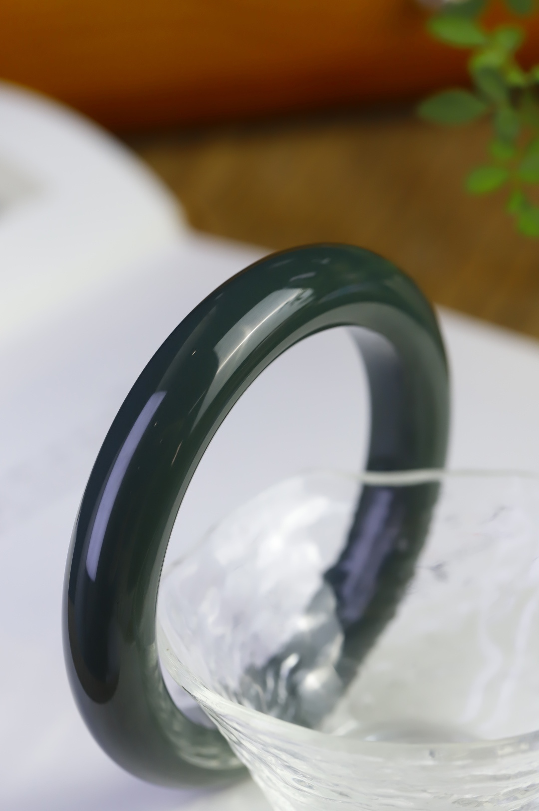 127113 59mm和田玉且末藍腕間柔情手鐲 (58-60)