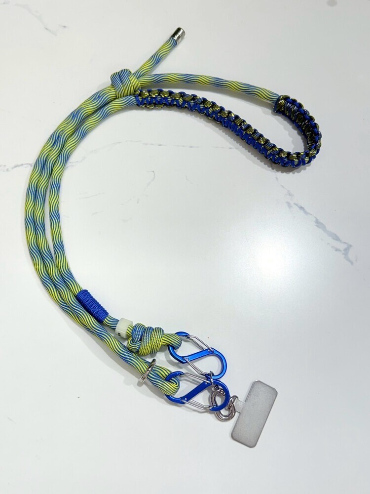 波浪感尼龍手機長鍊