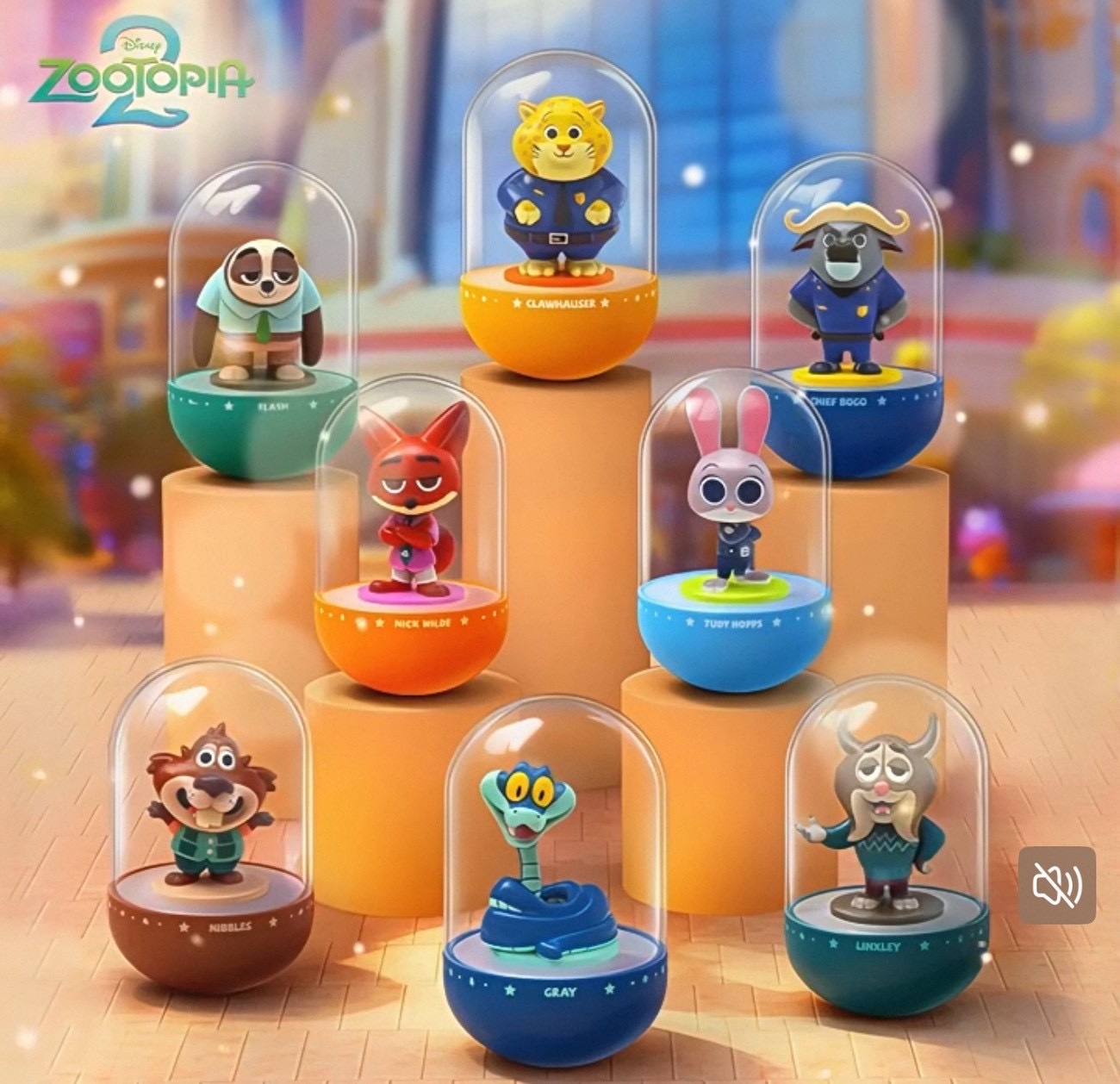 【Luxury】動物方城市 Zootopia 2 盲盒小夜燈 尼克朱迪 夜燈 手辦 公仔 擺件 氛圍燈 全套8款 不重複