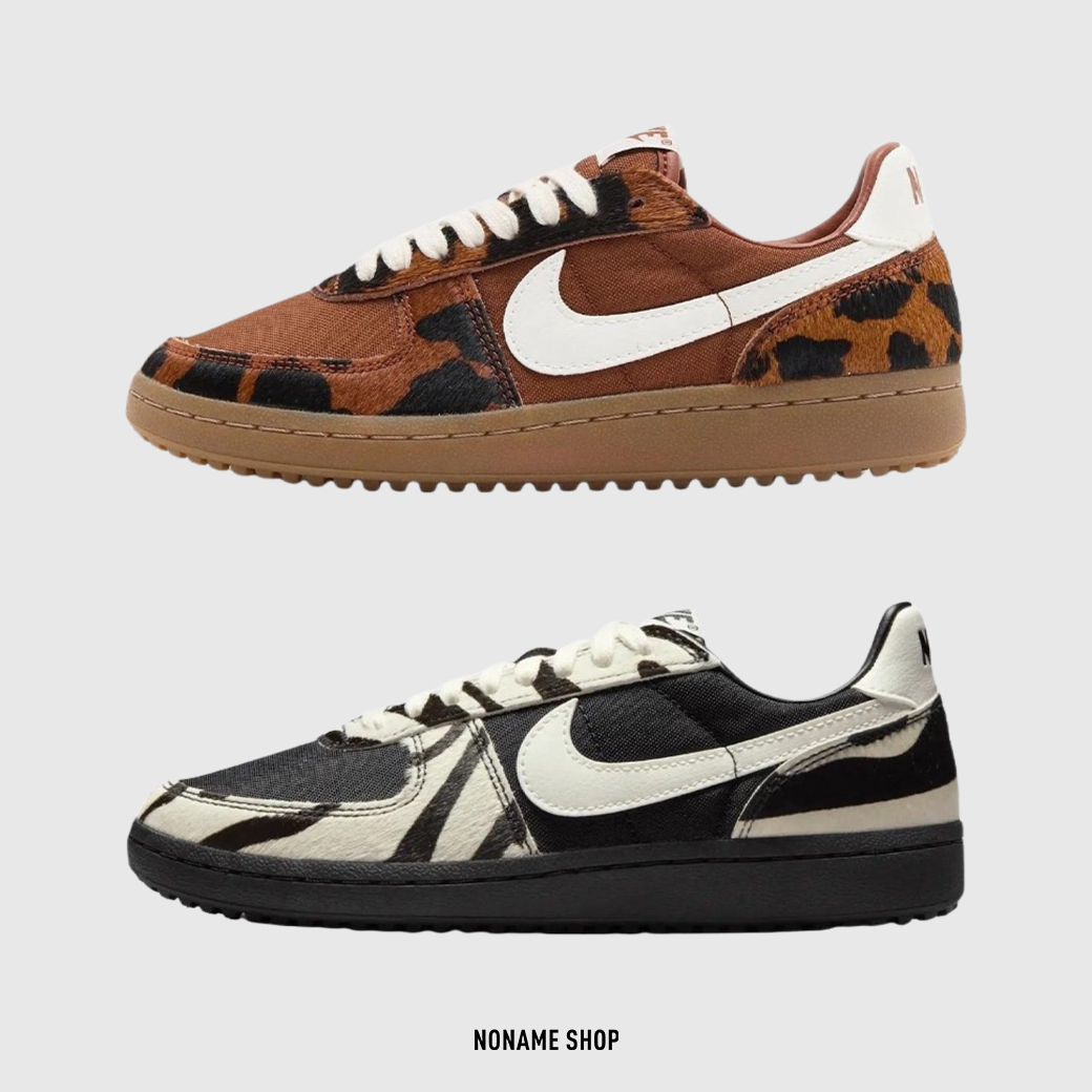 NIKE FIELD GENERAL COW PRINT 動物紋 斑馬紋 肉桂乳牛 復古 膠底 休閒鞋 兩色 (女款)