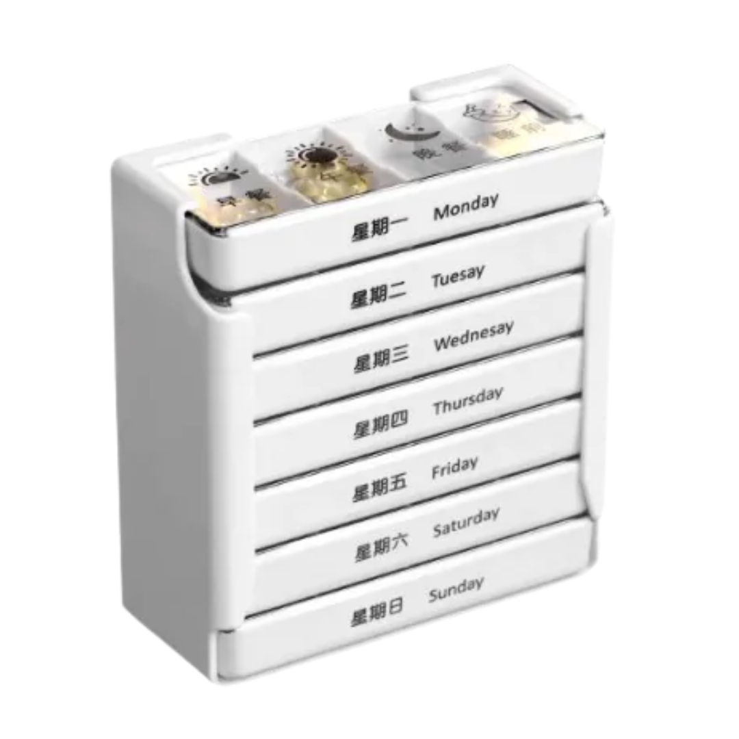 日式家用藥盒 (1星期7日，28格)