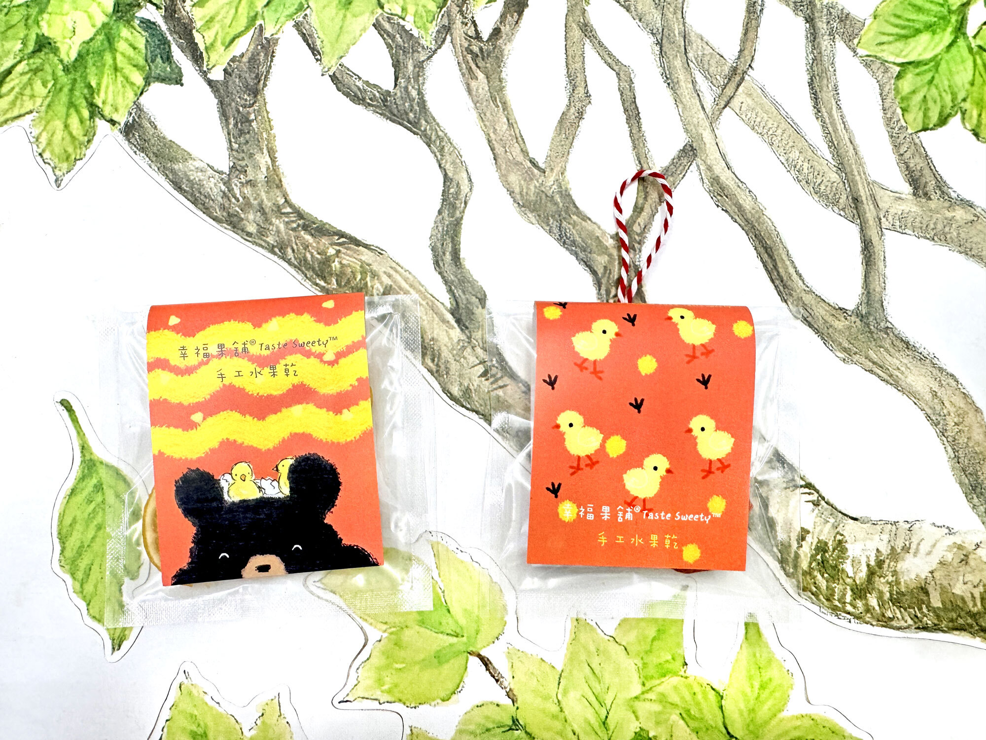 熊麻雞小果乾-可愛包