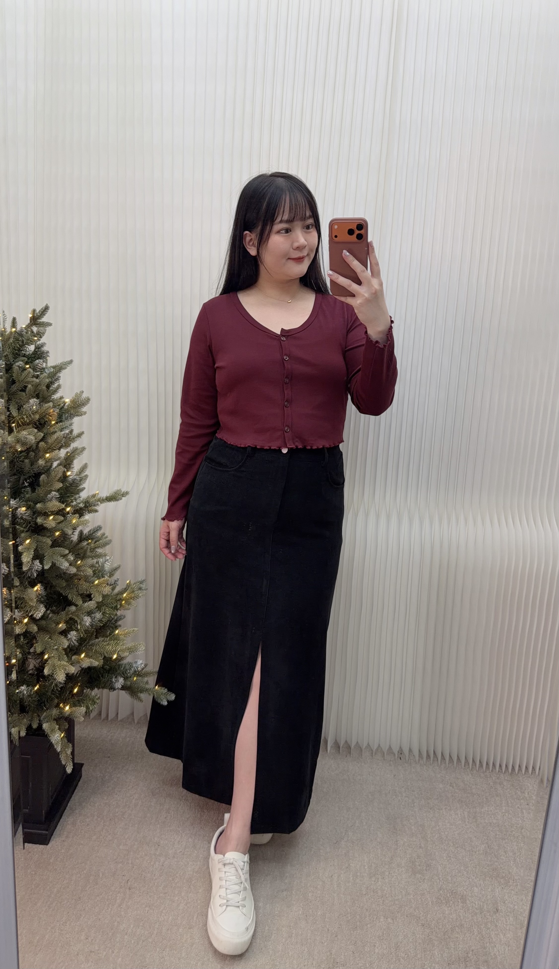 11.木耳滾邊開釦上衣