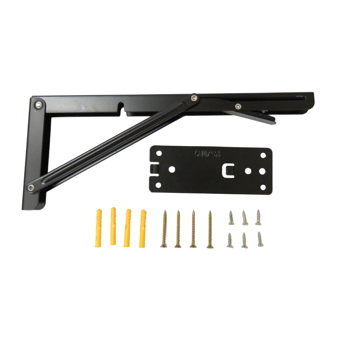 【五金小姐】免打孔可拆卸折疊支架 12吋