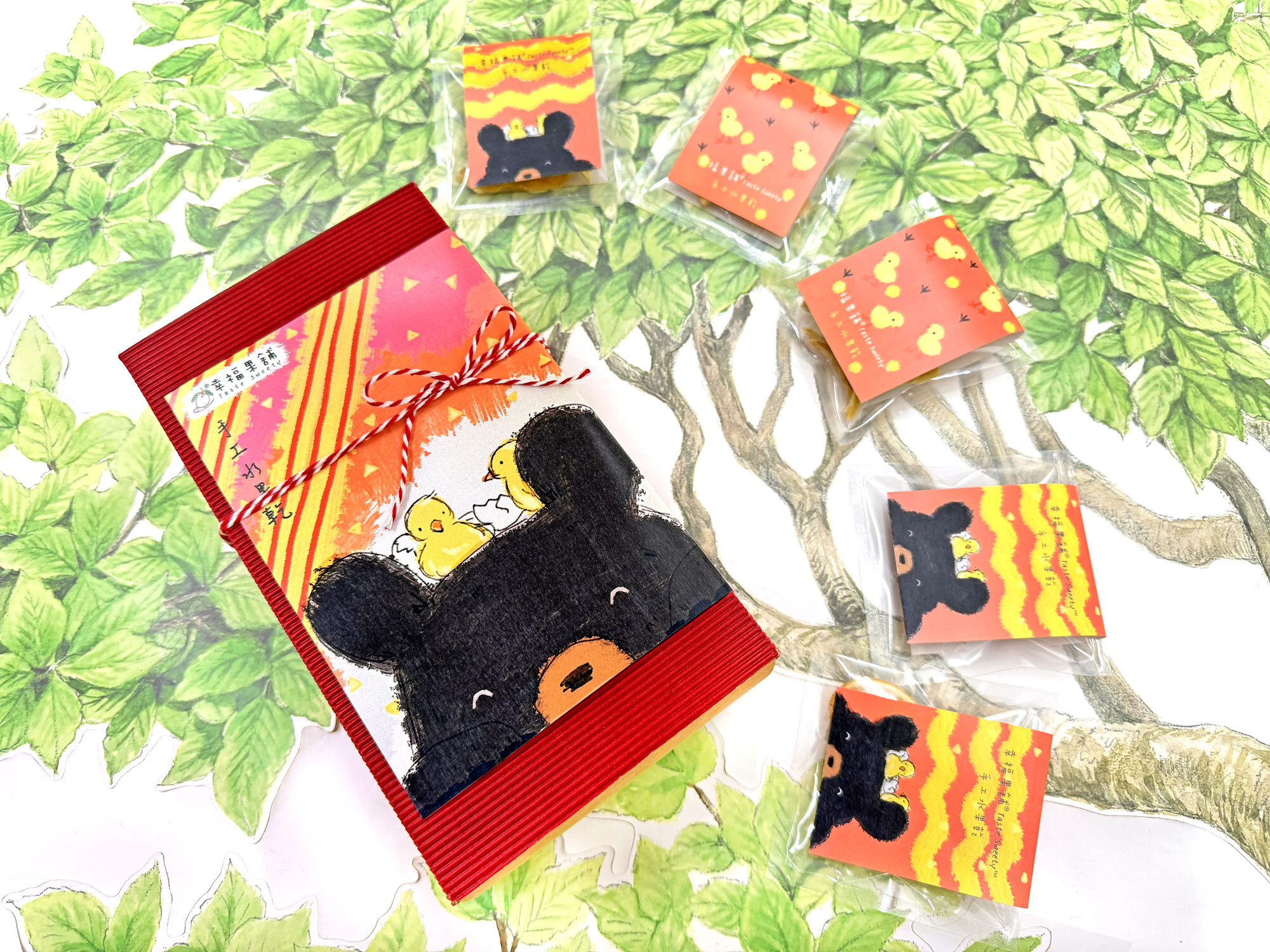 熊麻雞新春水果乾小禮盒8入