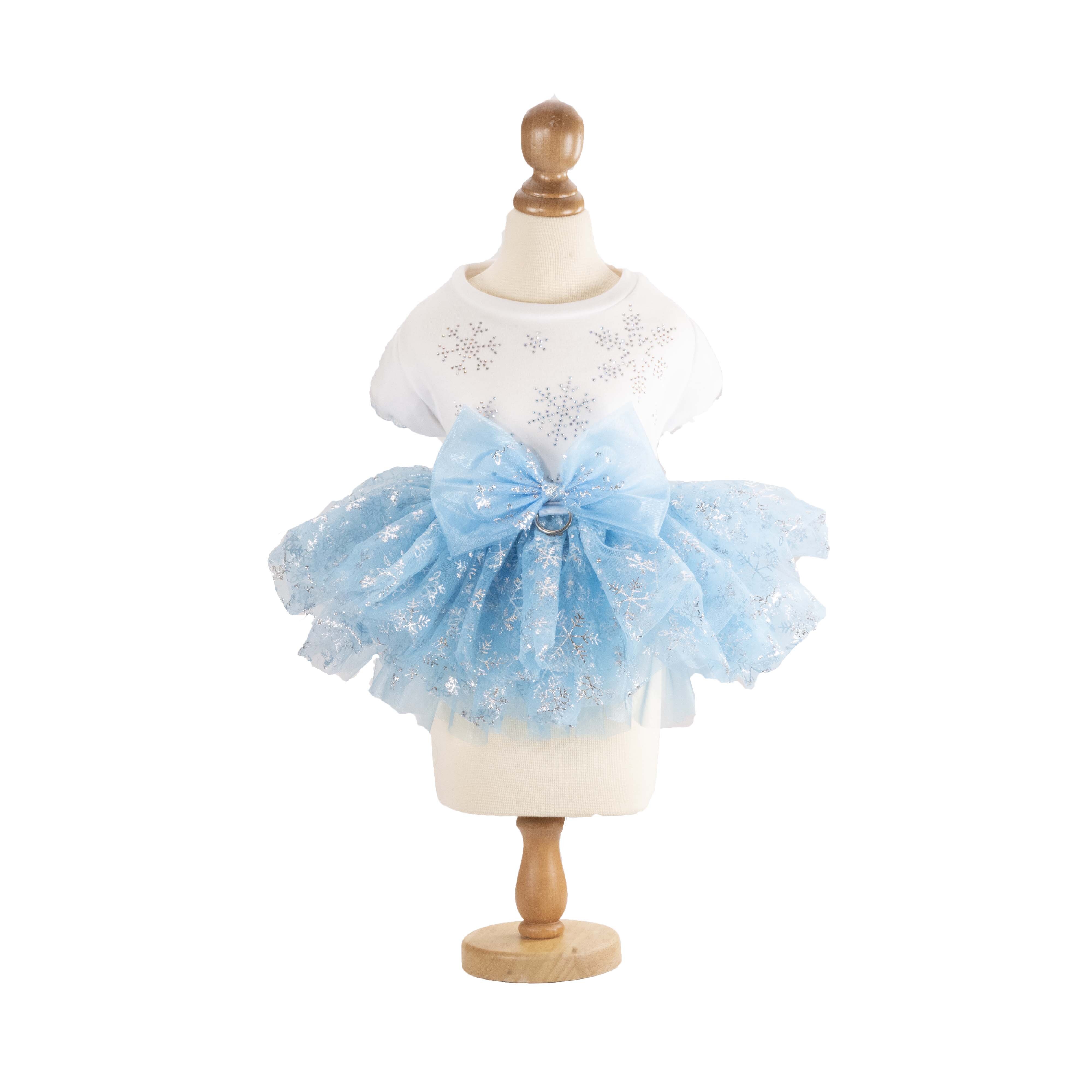 Light Blue Twinkling Snowflake Dress
