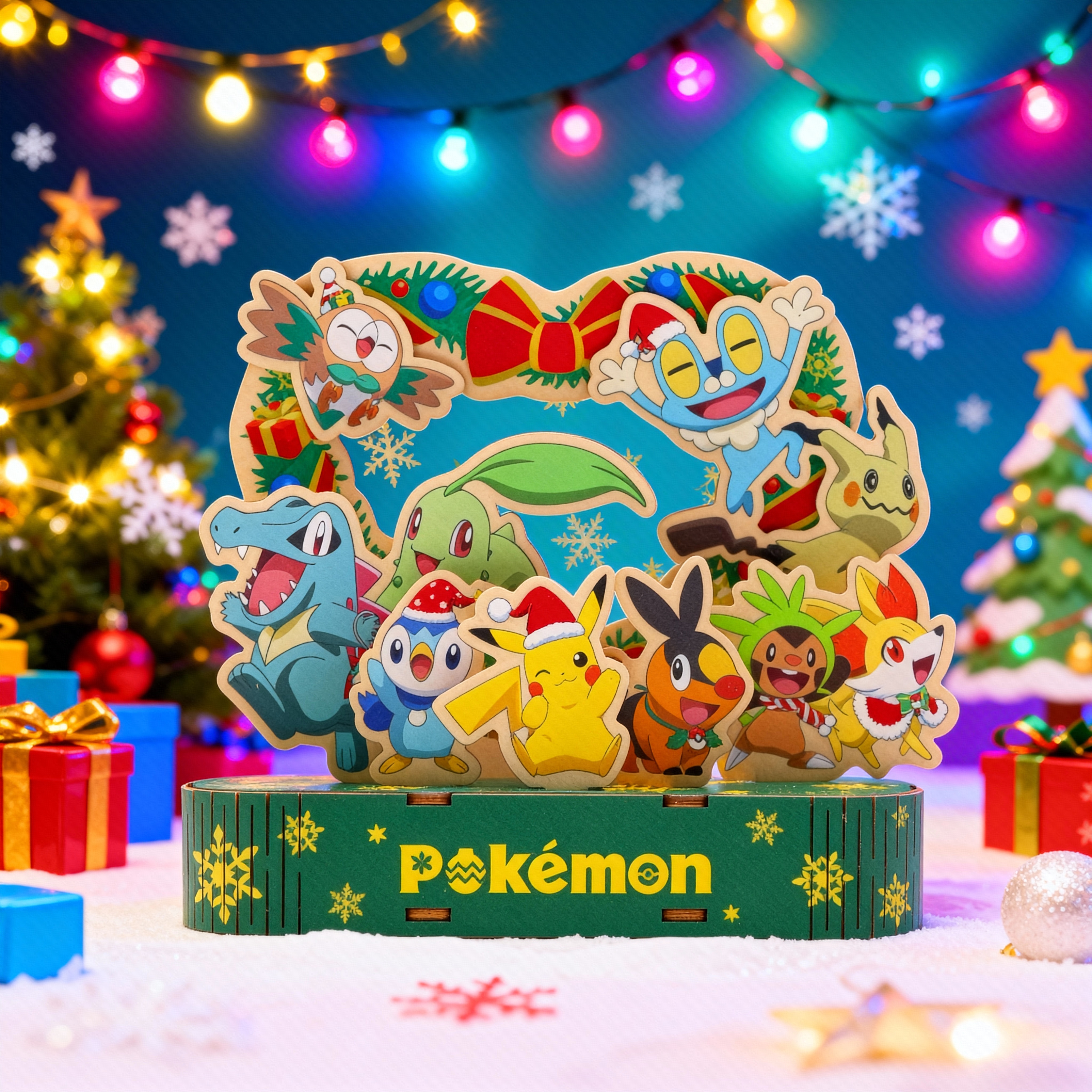 Pokémon Christmas nightlight - Celebration