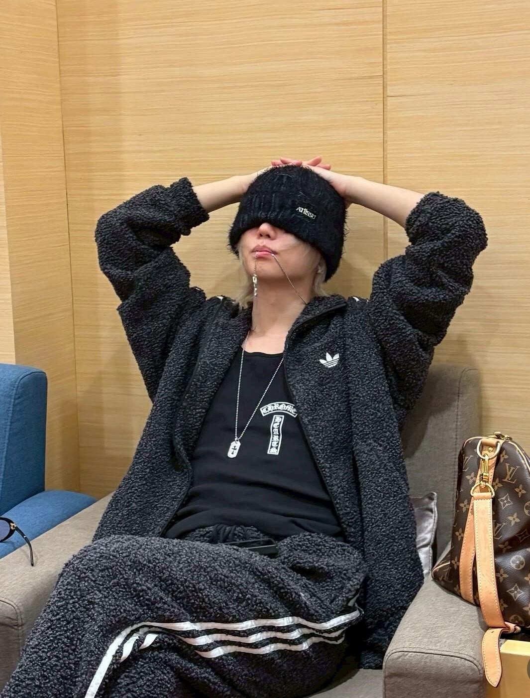 <李龍馥同款> ADIDAS ORIGINALS 毛巾布長褲