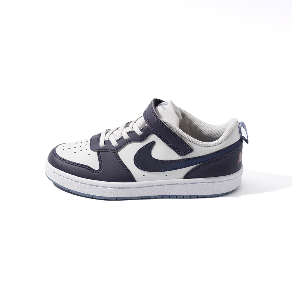Nike Court Borough Low 童鞋 小童 紫白色 運動 休閒 魔鬼氈 休閒鞋 IB0715-001