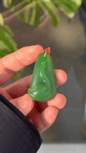 127725 和田玉陽綠大鵝