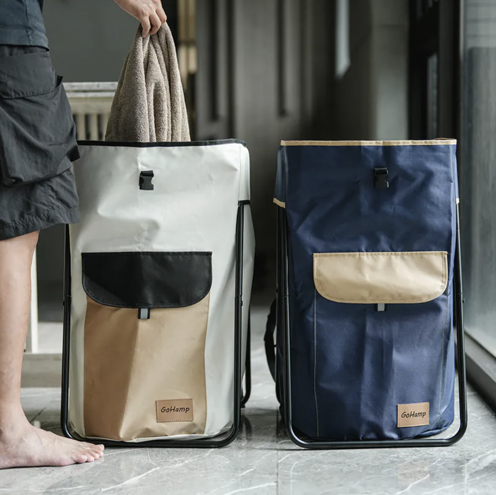 【美國 ELPHECO】Packgo洗走袋120L洗衣籃 ELPH120BA