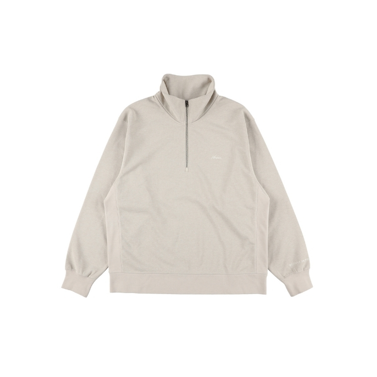 DRY MIX TERRY HALF ZIP SWEAT