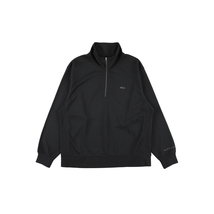 DRY MIX TERRY HALF ZIP SWEAT