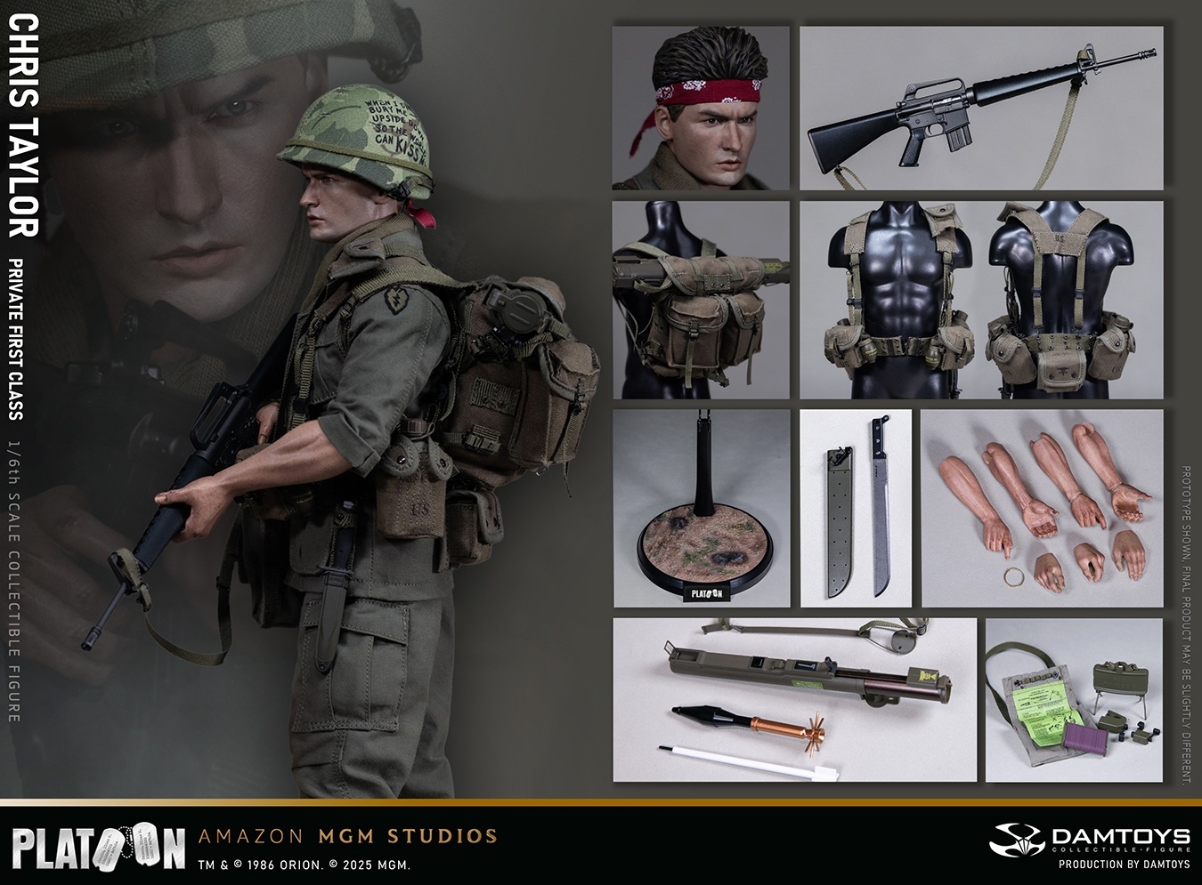 (預訂) DAMTOYS DMS046 1/6 Scale 《Platoon》 Chris Taylor
