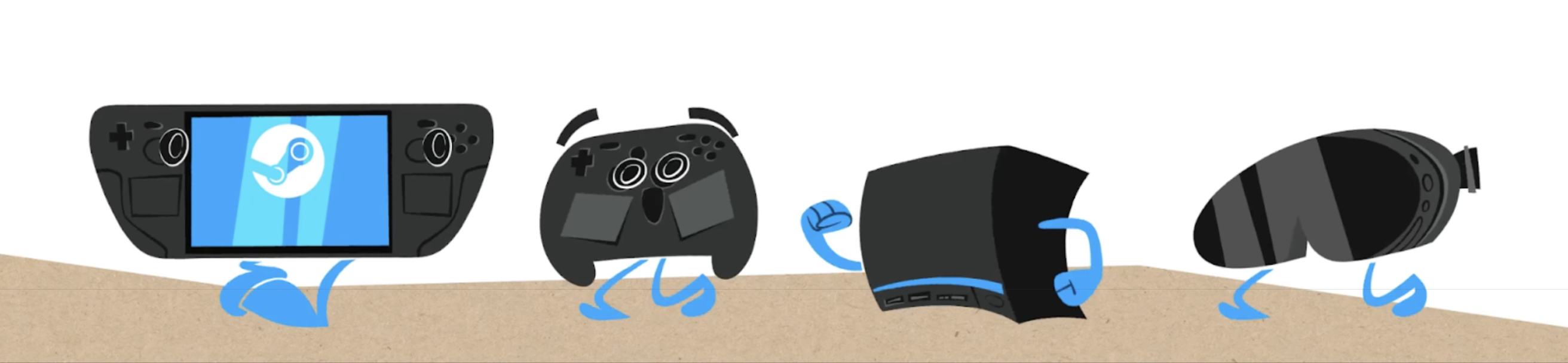 Steam Deck, Steam Controller, Steam Machine, Steam Frame VR, 未來 Steam 宇宙四大硬體