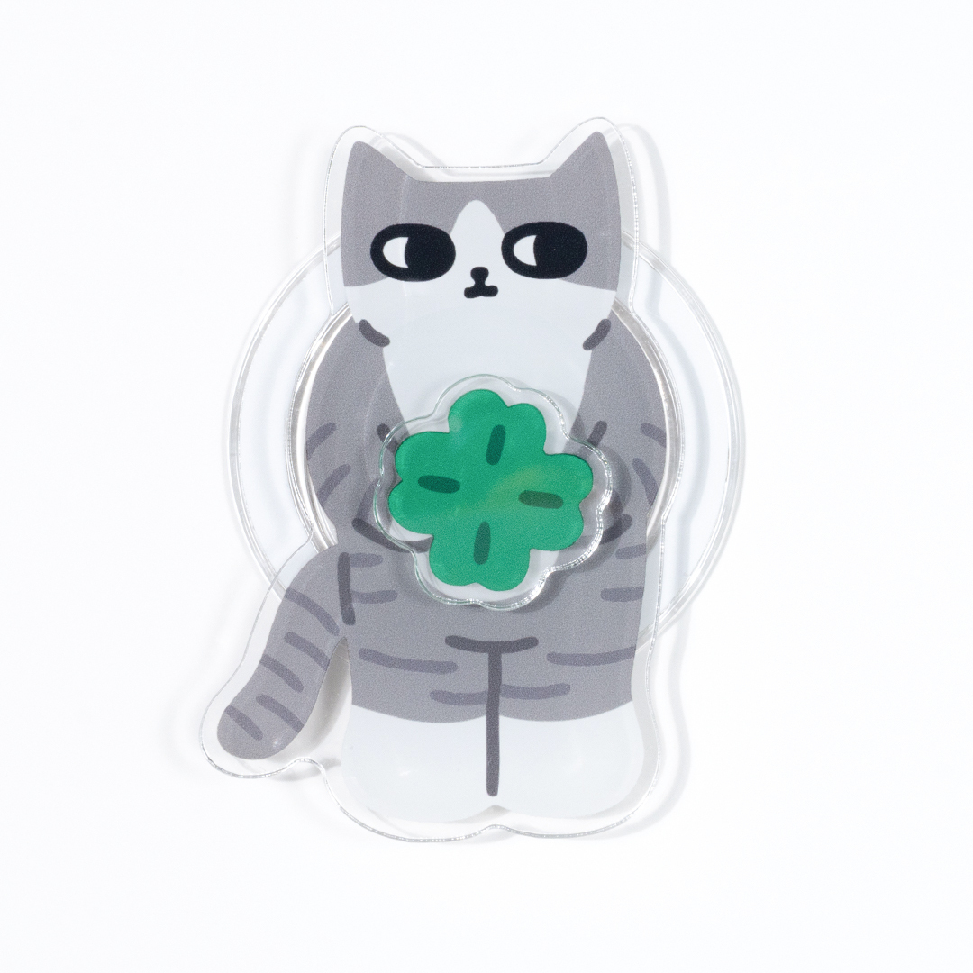 Sammyo store 磁吸手機支架 / 幸運鯖魚貓