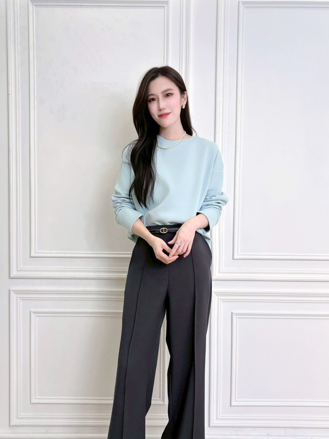 ( JS )韓國棉好質料T - 海鹽藍