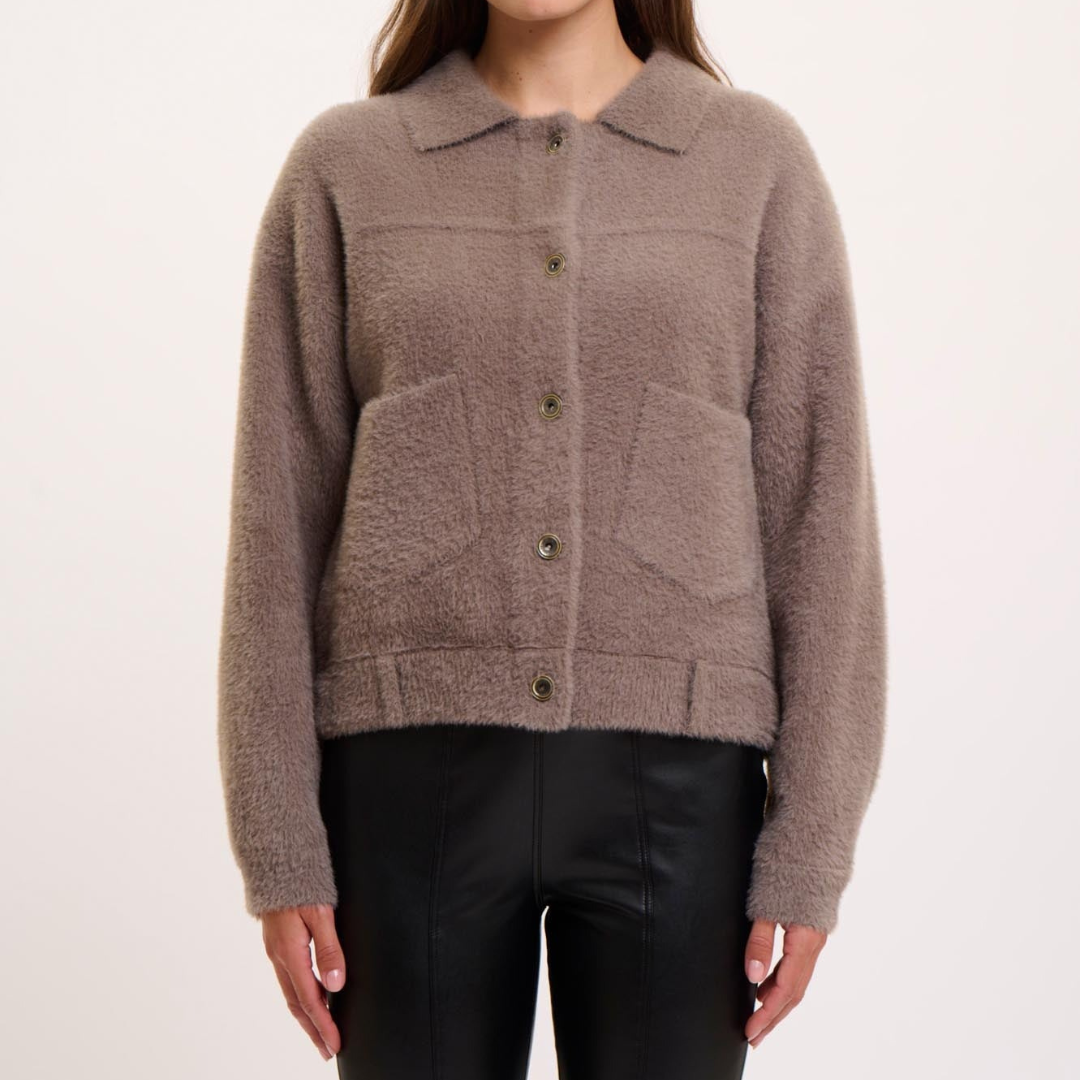 1RN1220-012 RINO & PELLE Bubbly Jacket Taupe #Bubbly.700NOOS (C-EU-E)