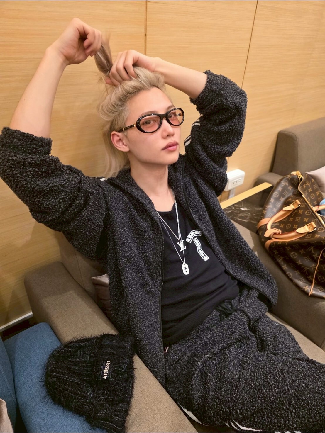 <李龍馥同款> ADIDAS ORIGINALS 毛巾布立領長袖外套