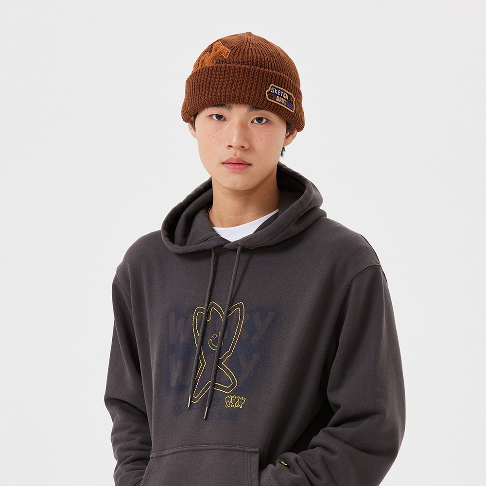 WACKY WILLY WA Boucle Patch Beanie