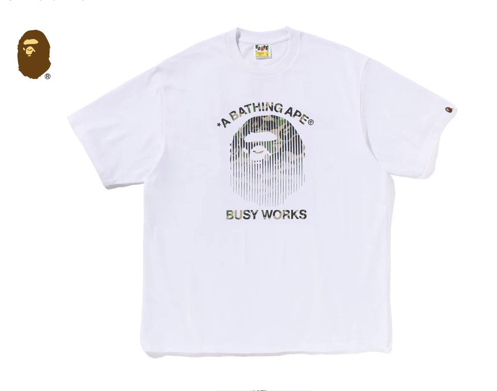 【BAPE男生】1213 發售  寬版ABC CAMO FADE APE HEAD RELAXED FIT TEE