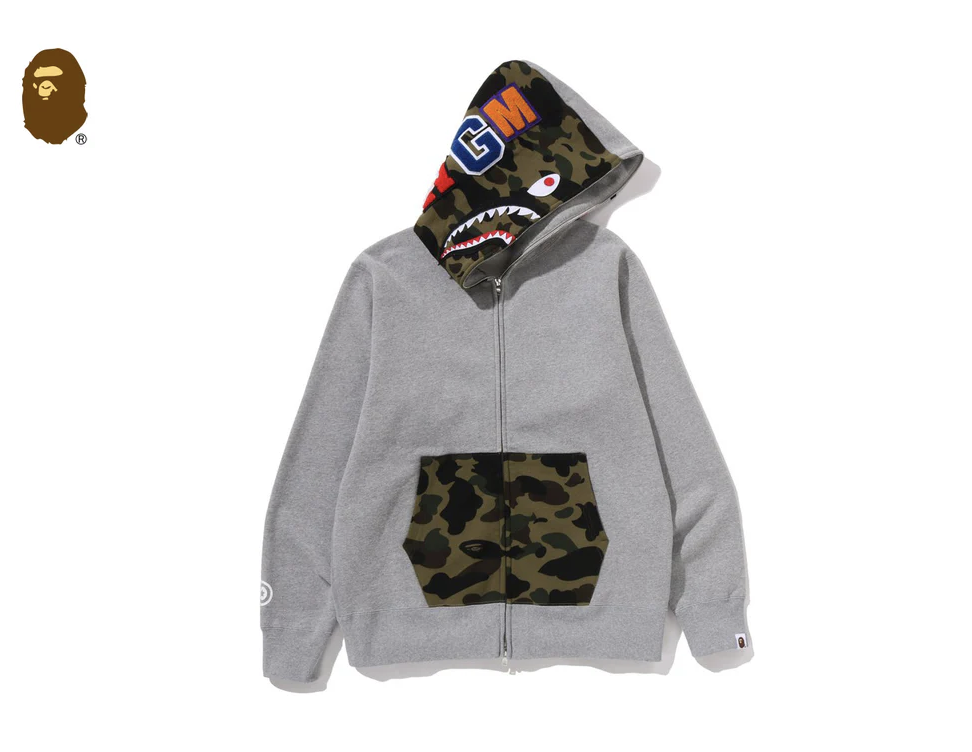 【BAPE男生】1213 發售  SHARK FULL ZIP HOODIE