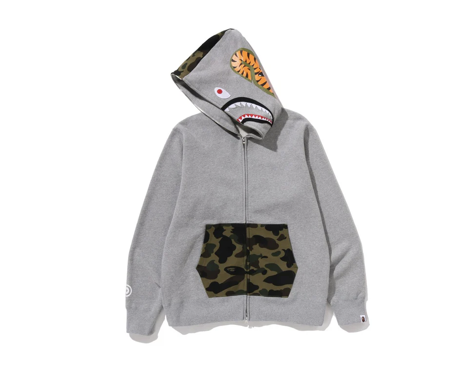 【BAPE男生】1213 發售  SHARK FULL ZIP HOODIE