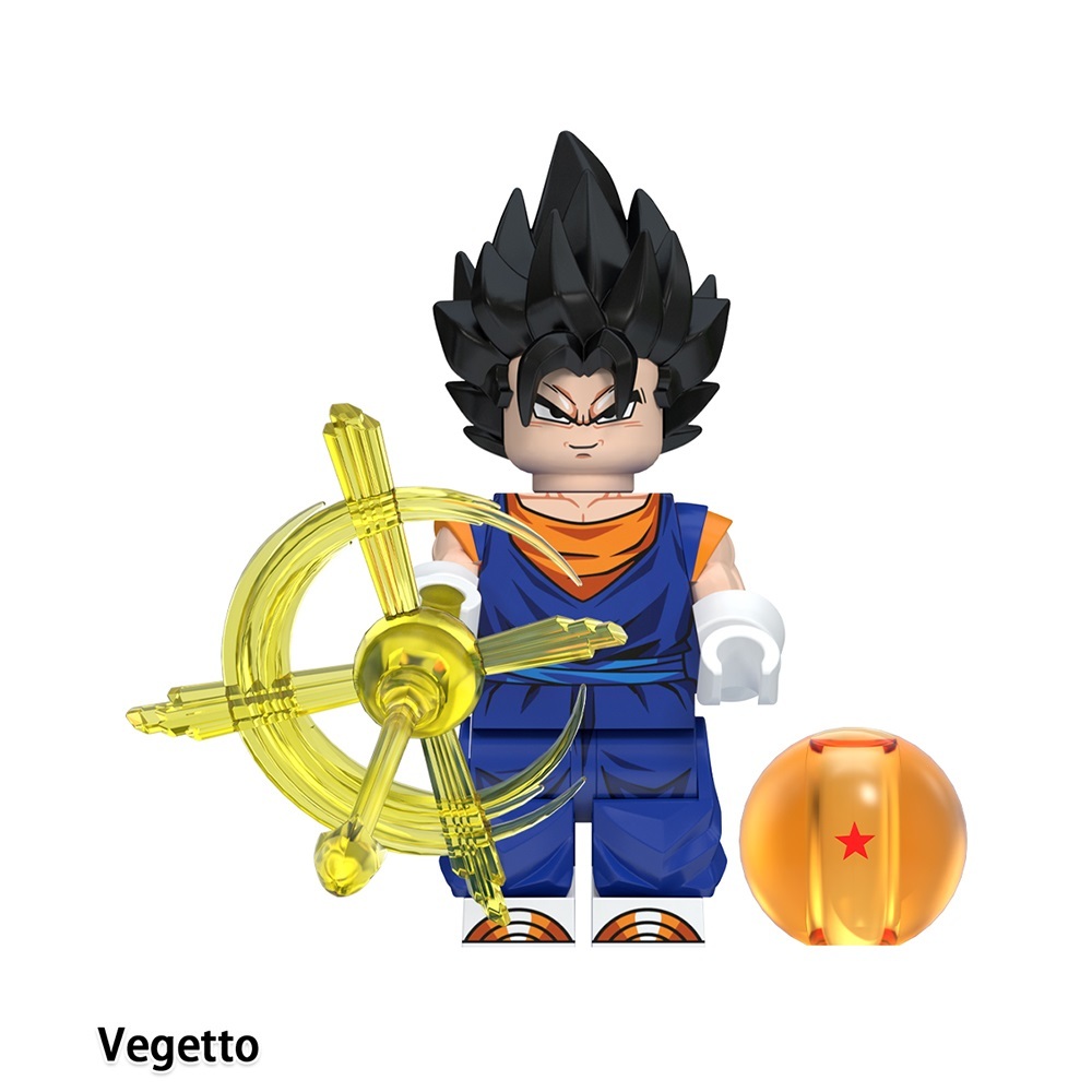 Dragon Ball Vegetto Custom Minifigures Minifigs Fit Lego WM6182 WM2707