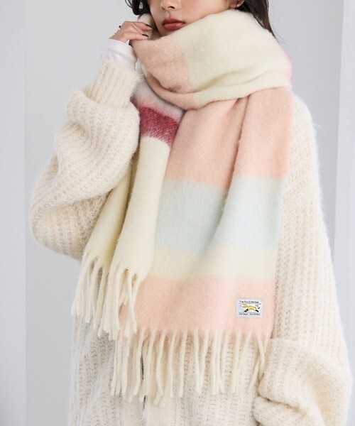 KTQ STORE ‧ PENNEYS  小狐狸THE FOX 標籤寬邊圍巾